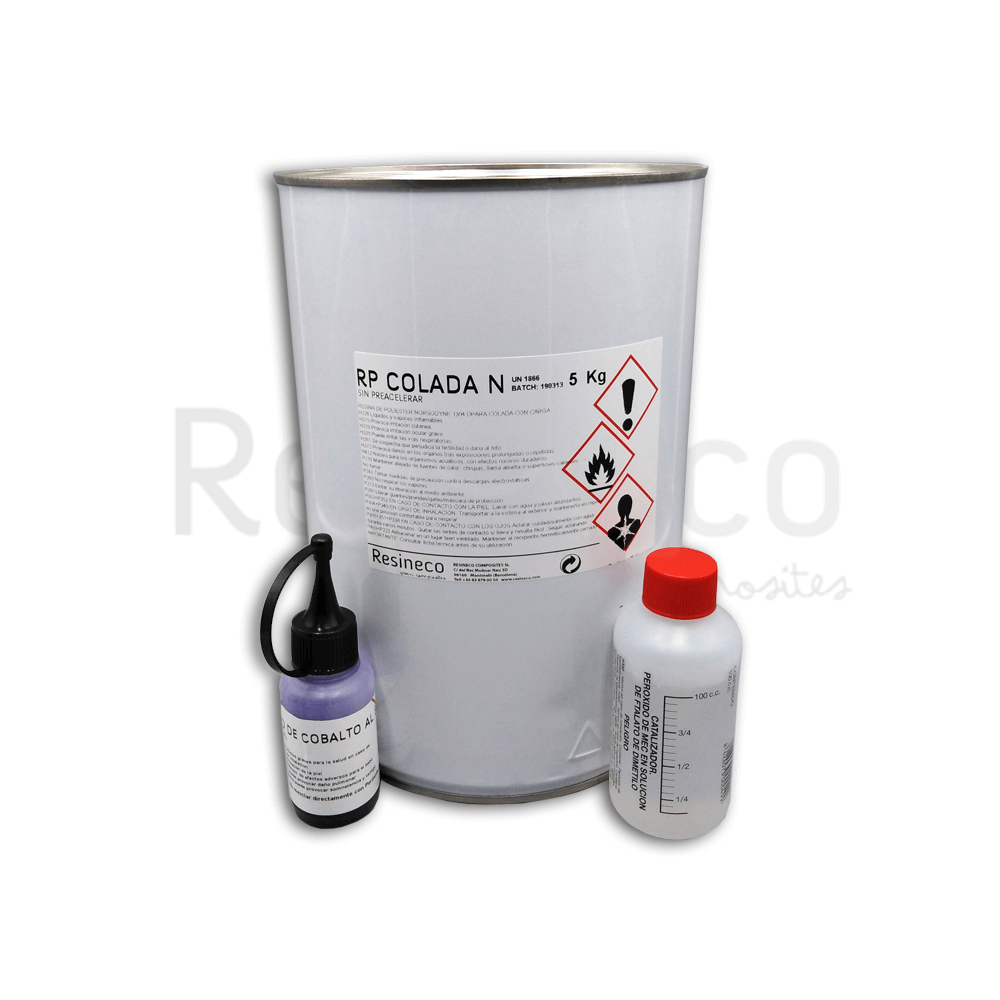 POLYESTER RESIN CAST WITH FILLER