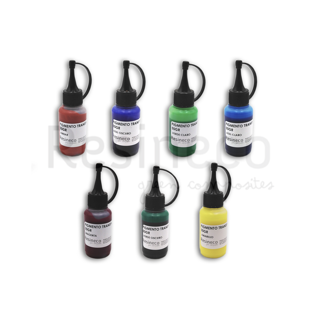 TRANSPARENT POLYESTER/EPOXY PIGMENT