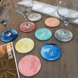 "Entra y Crea" - Posavasos Jesmonite