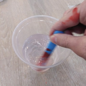 Silicone stick for mixing