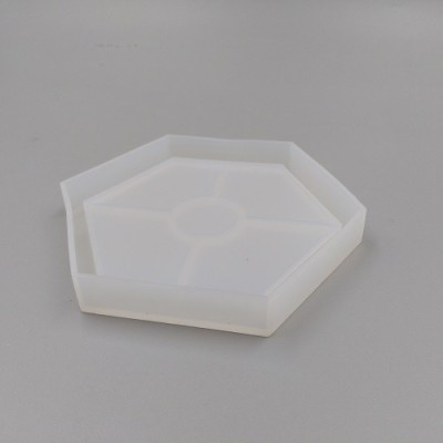 SILICONE MOULD - HEXAGONAL TRAY 10 cm