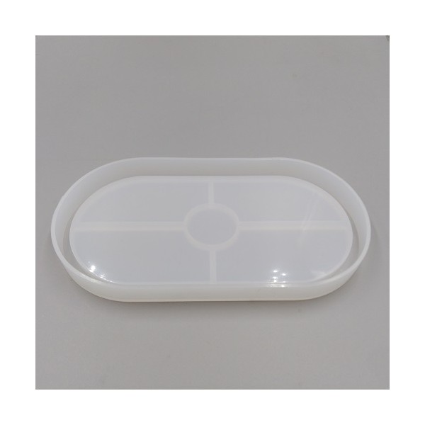 Molde de silicona rectangular y oval