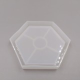 SILICONE MOULD - HEXAGONAL TRAY 10 cm