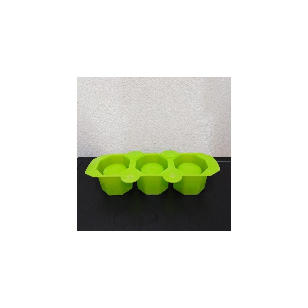 MOLDE DE SILICONE - 3 MINI POTES