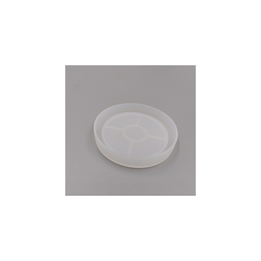 SILICONE MOLD - ROUND COASTER 8 cm