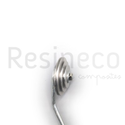 BARRA SERRILHADA DE CANTO EM METAL 50X15 MM