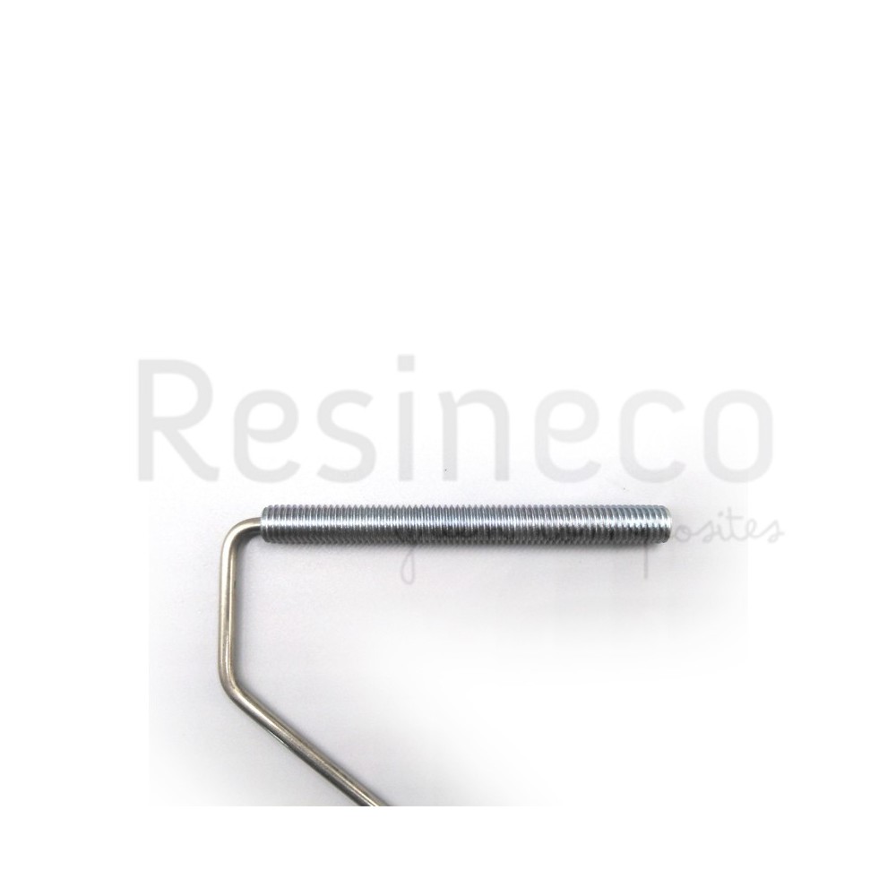 ROLO ESTRIADO VERTICAL METÁLICO 10X100 MM