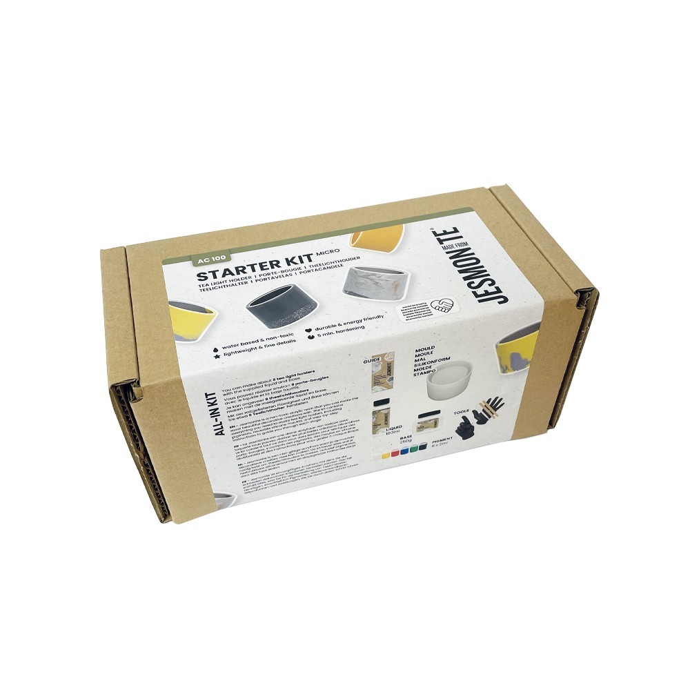JESMONITE STARTER KIT - tealight holder (MICRO 2)