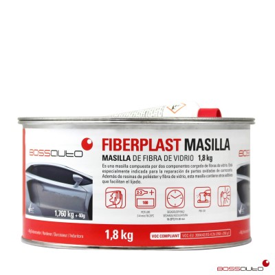 FIBERPLAST Massa de enchimento de fibra de vidro 1,8 kg
