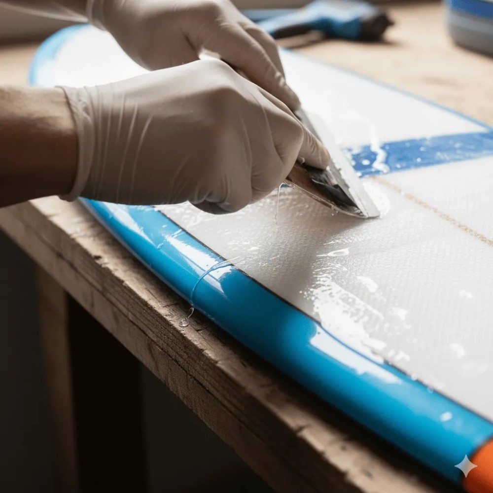 CLEAR POLYESTER RESIN FOR SURFBOARDS